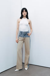 Washed High Waist Jeans